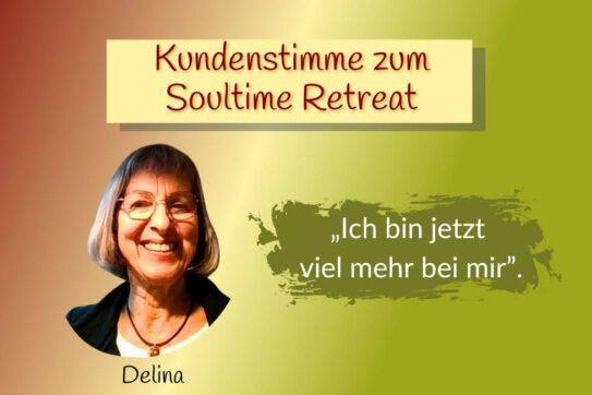 Teilnehmerin aus dem Soultime-Retreat.